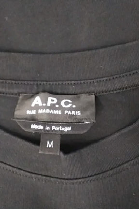 T-shirt APC Noir en Coton