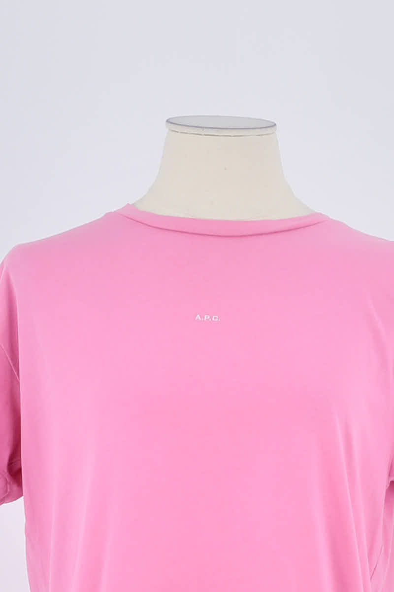 T-shirt APC Rose en Coton