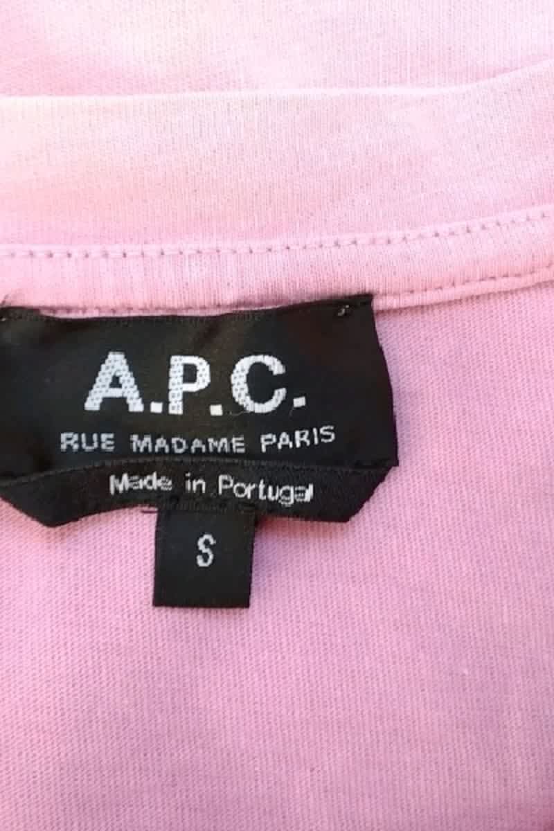 T-shirt APC Rose en Coton