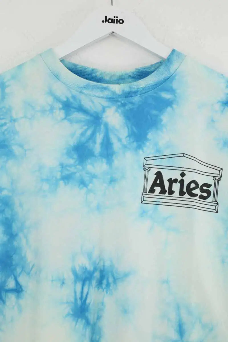 T-shirt Aries Bleu en Coton