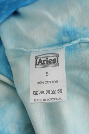 T-shirt Aries Bleu en Coton