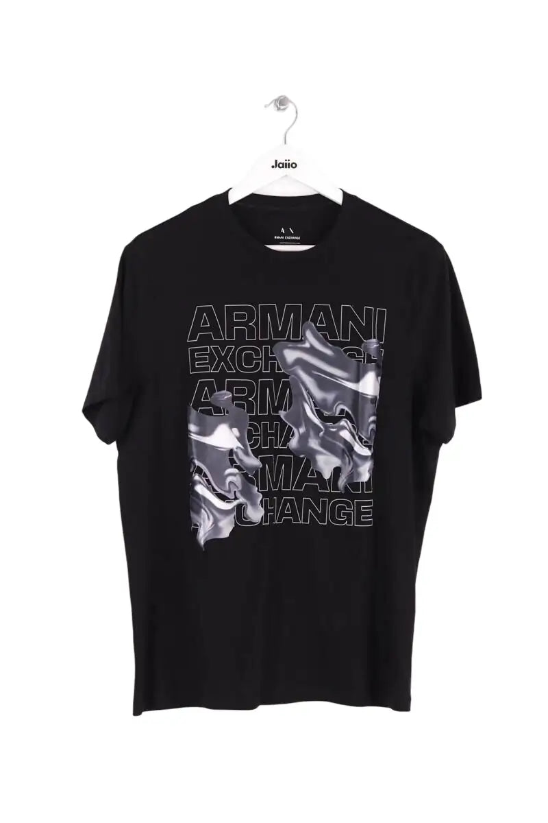T-shirt Armani Exchange Noir en Coton, taille M - Seconde Main
