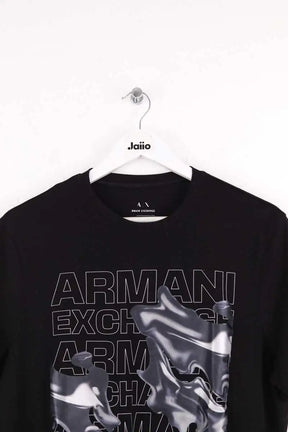 T-shirt Armani Exchange Noir en Coton