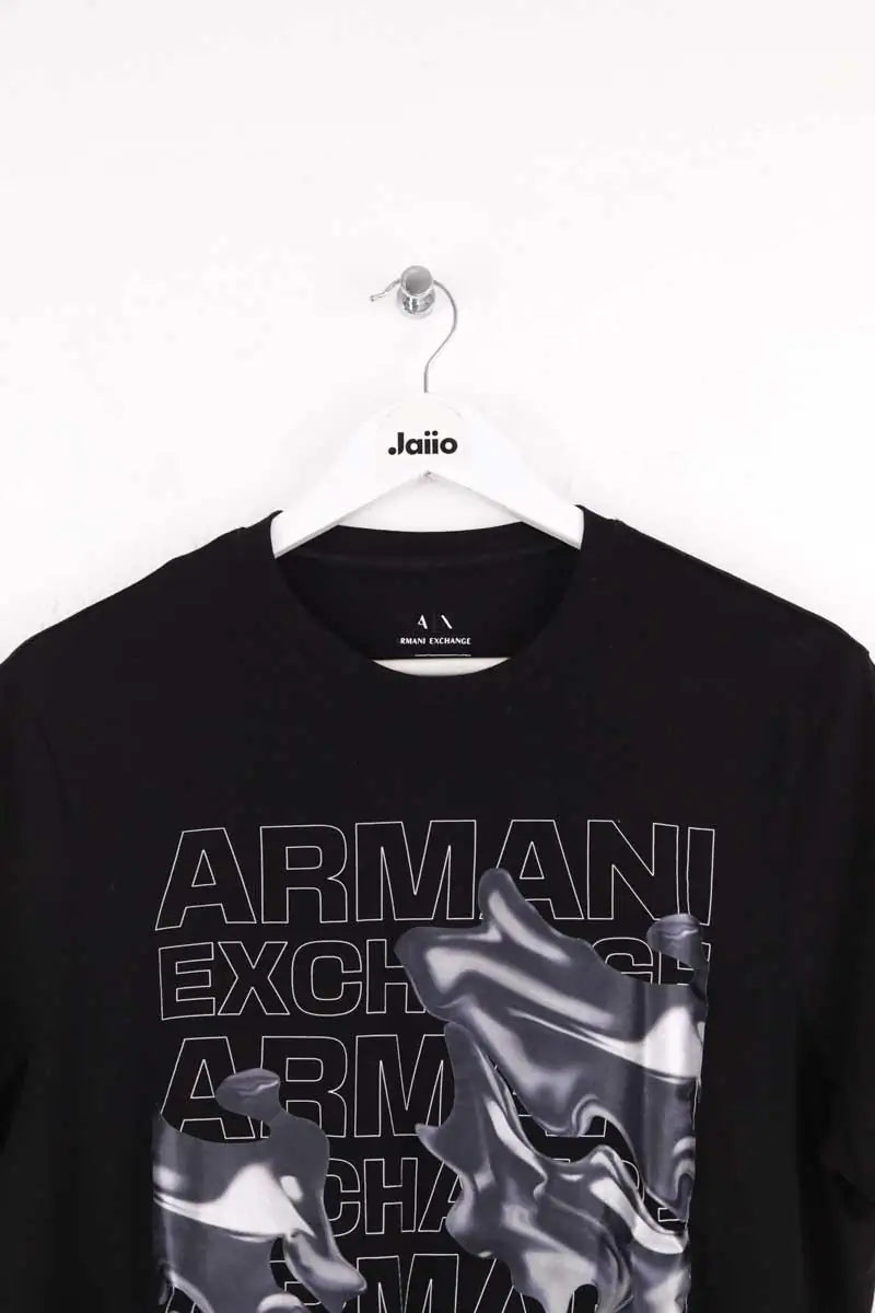 T-shirt Armani Exchange Noir en Coton
