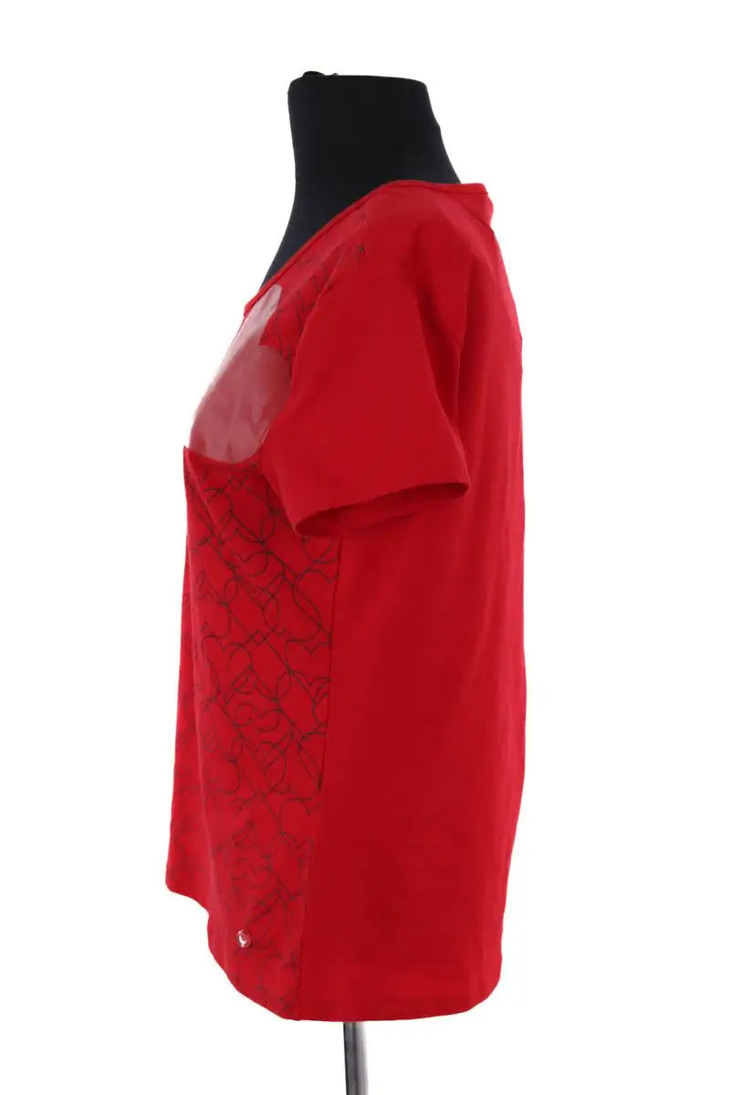 T-shirt Armani Jeans Rouge en Coton