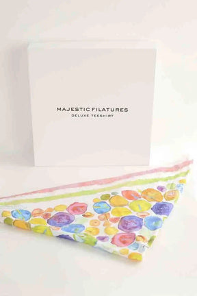 T-shirt avec foulard assortis Majestic Filatures Blanc en Coton