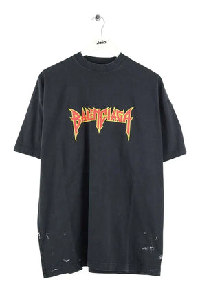 T-shirt Balenciaga Noir en Coton, taille TU - Seconde Main