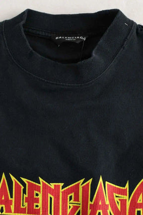 T-shirt Balenciaga Noir en Coton