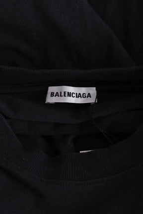 T-shirt Balenciaga Noir en Coton