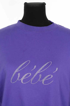 T-shirt Balenciaga Violet en Coton