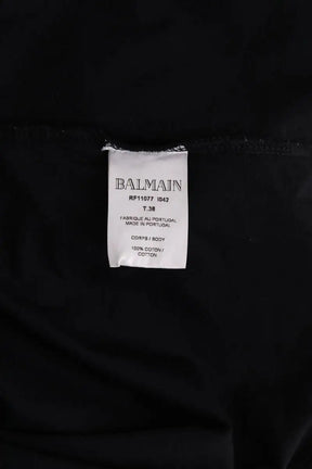 T-shirt Balmain Noir en Coton