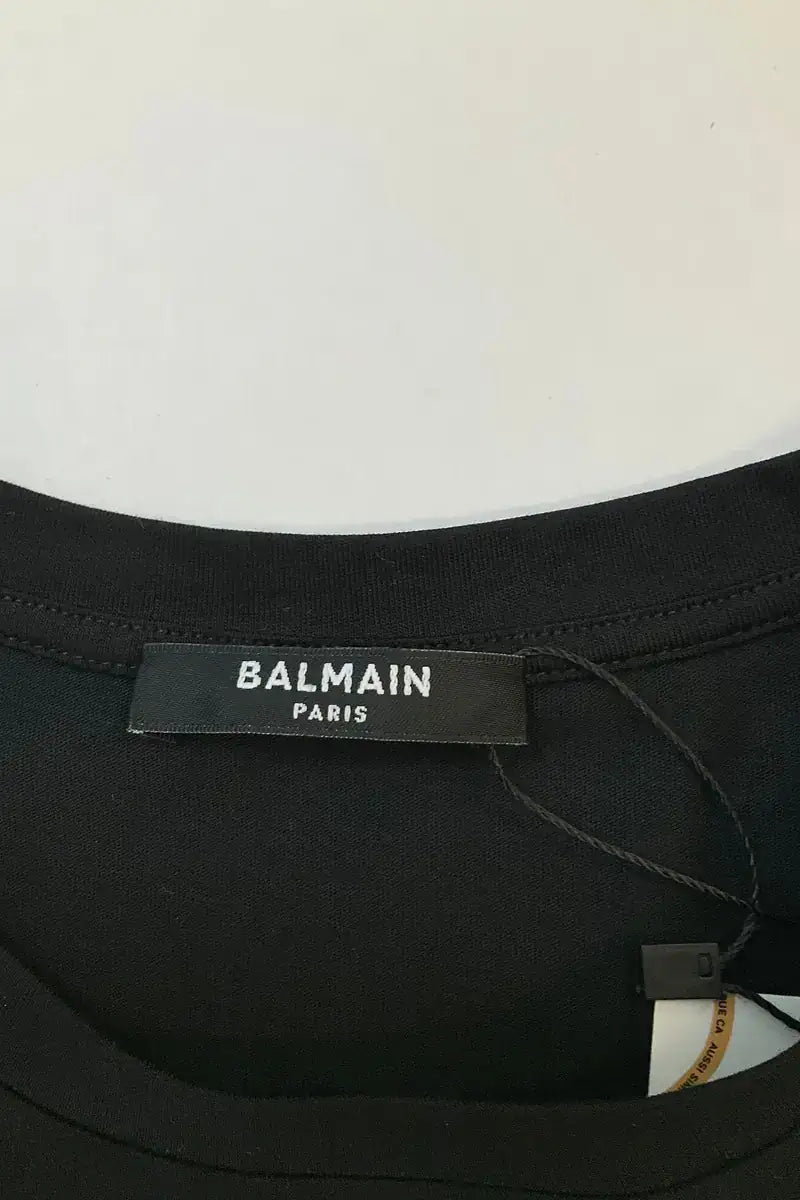 T-shirt Balmain Noir en Coton