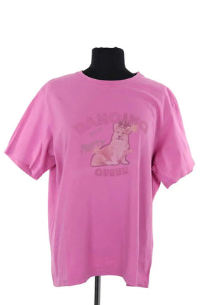 T-shirt Balzac Rose en Coton, taille XL - Seconde Main