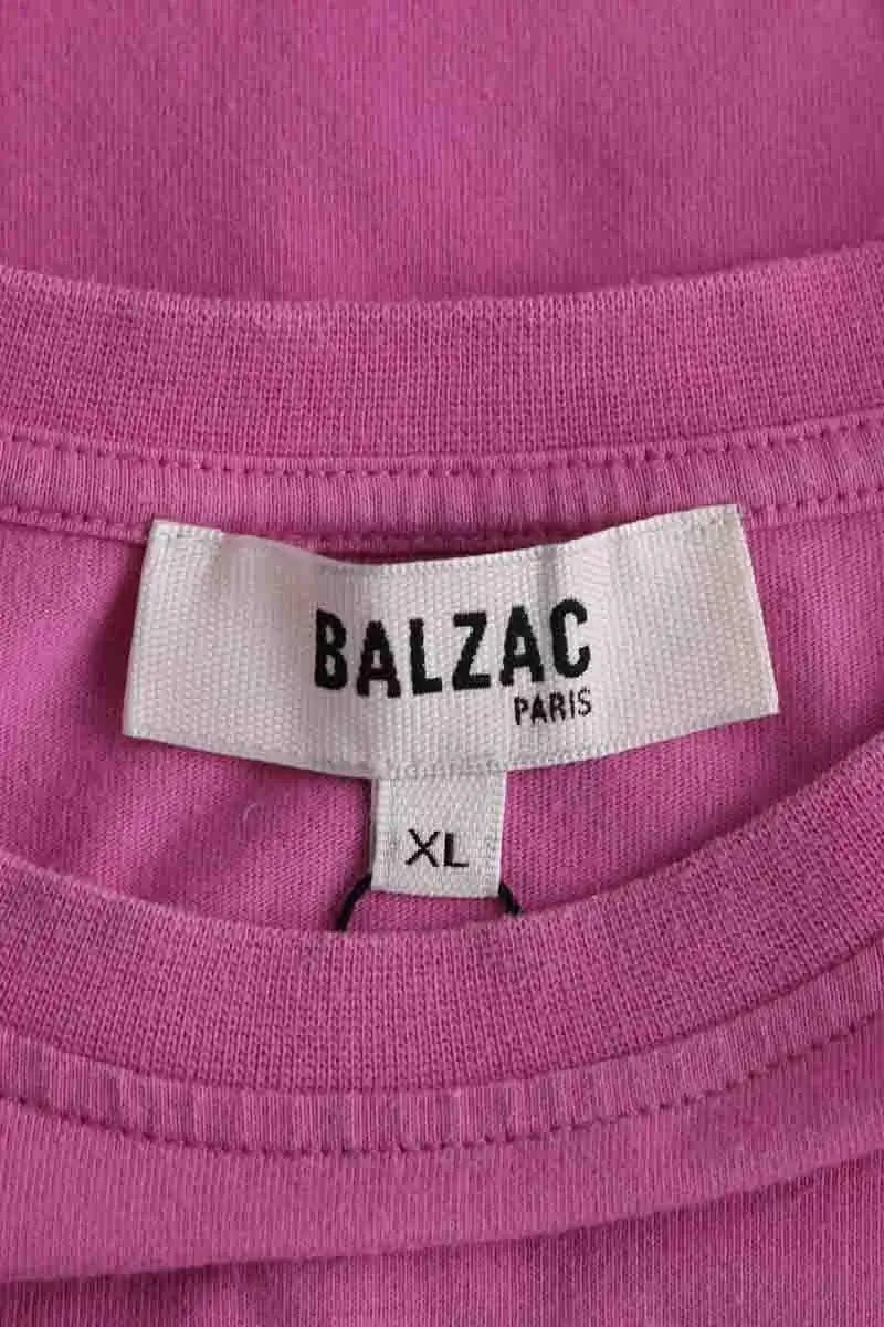 T-shirt Balzac Rose en Coton