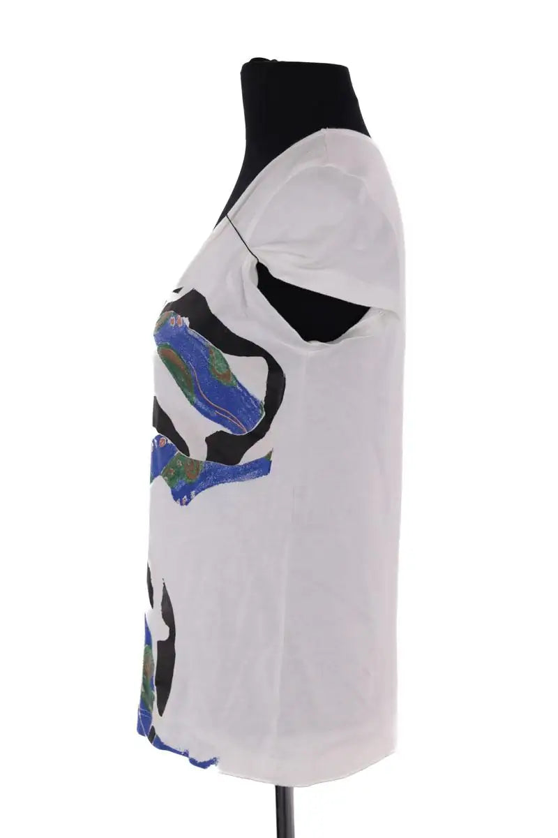 T-shirt Barbara Bui Blanc en Coton