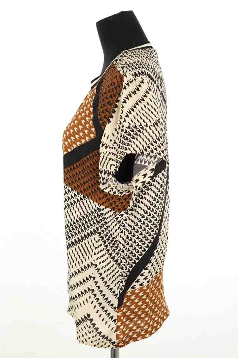 T-shirt Barbara Bui Marron en Viscose