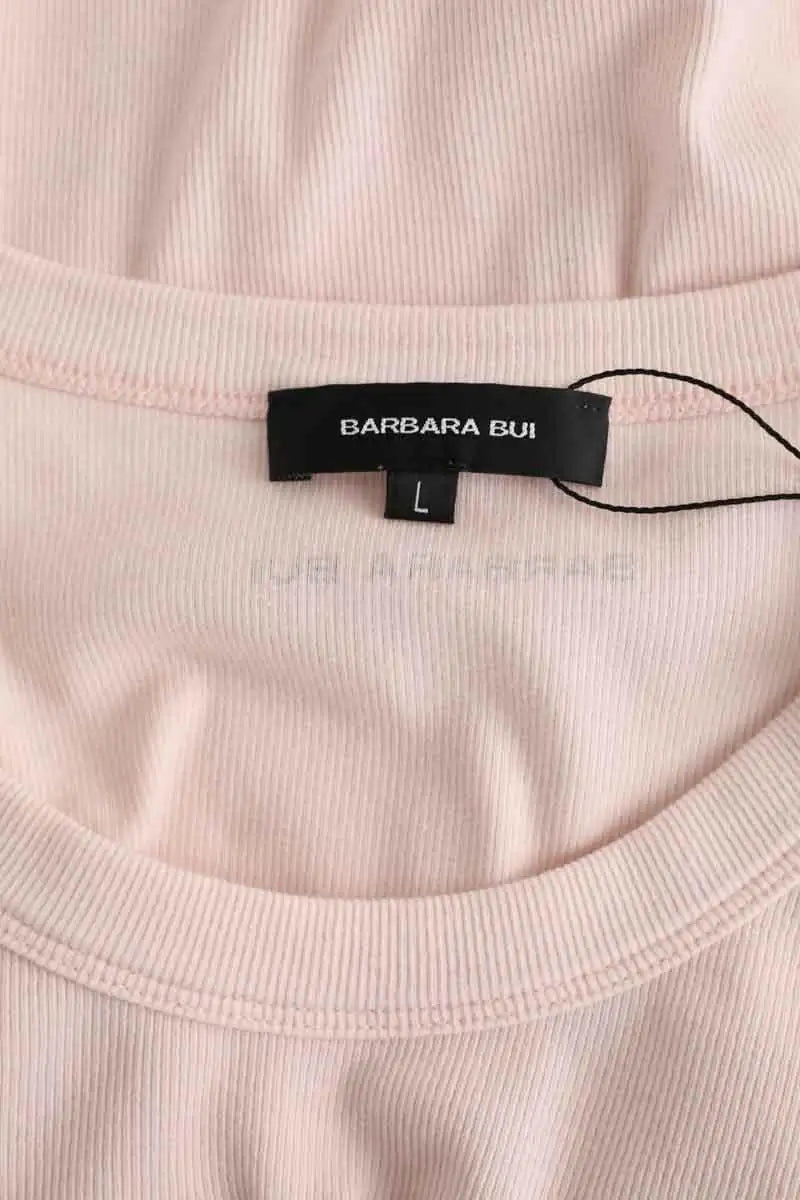 T-shirt Barbara Bui Rose en Coton