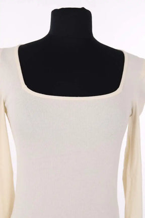 T-shirt Ba&Sh Beige en Coton