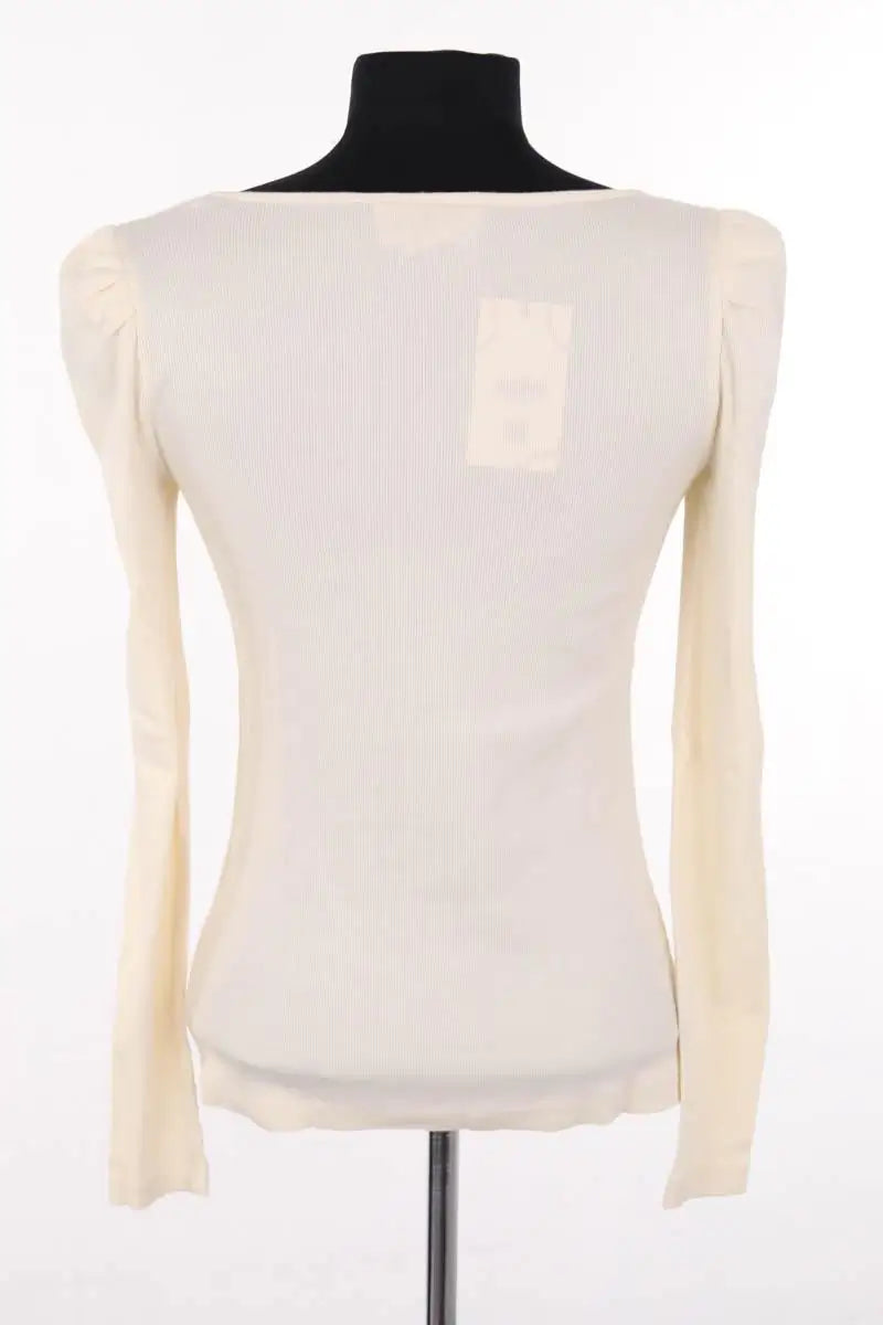 T-shirt Ba&Sh Beige en Coton