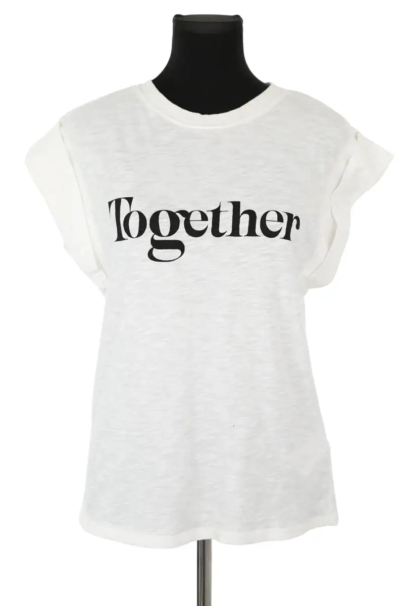 T-shirt Bash Blanc en Coton, taille S - Seconde Main