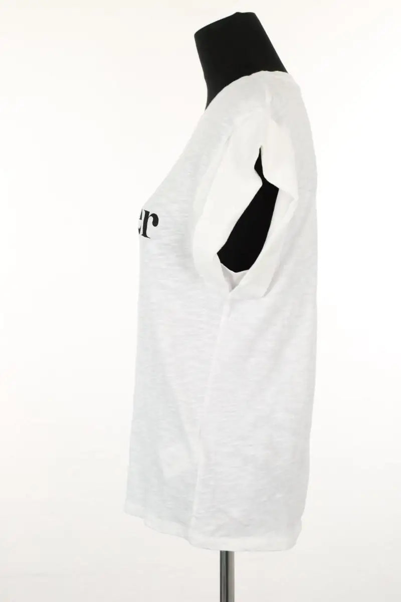 T-shirt Bash Blanc en Coton