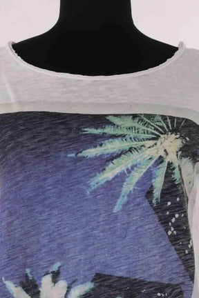 T-shirt Ba&Sh Blanc en Coton