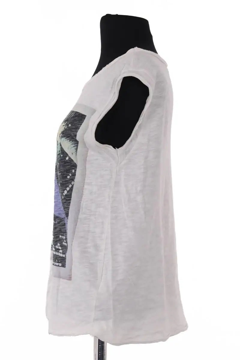 T-shirt Ba&Sh Blanc en Coton