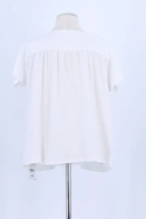T-shirt Ba&Sh Blanc en Coton