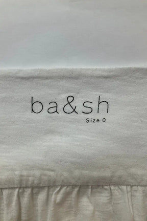 T-shirt Ba&Sh Blanc en Coton