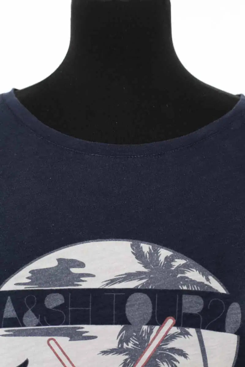 T-shirt Ba&Sh Bleu en Coton