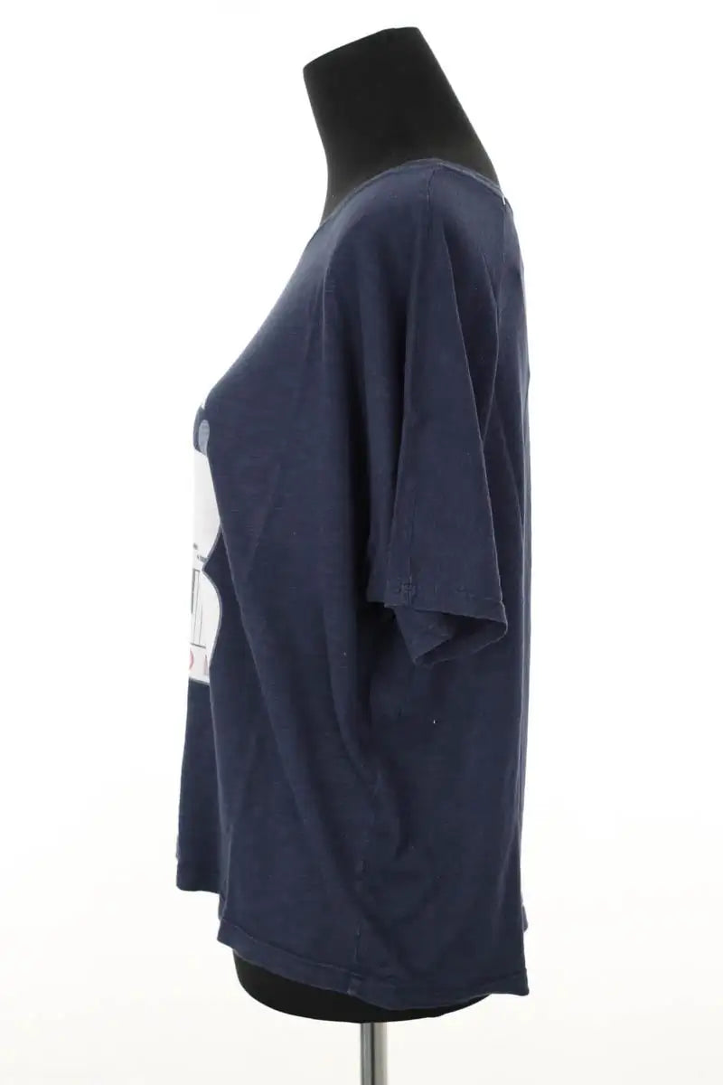 T-shirt Ba&Sh Bleu en Coton