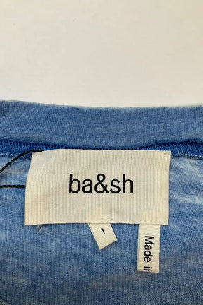 T-shirt Ba&Sh Bleu en Coton