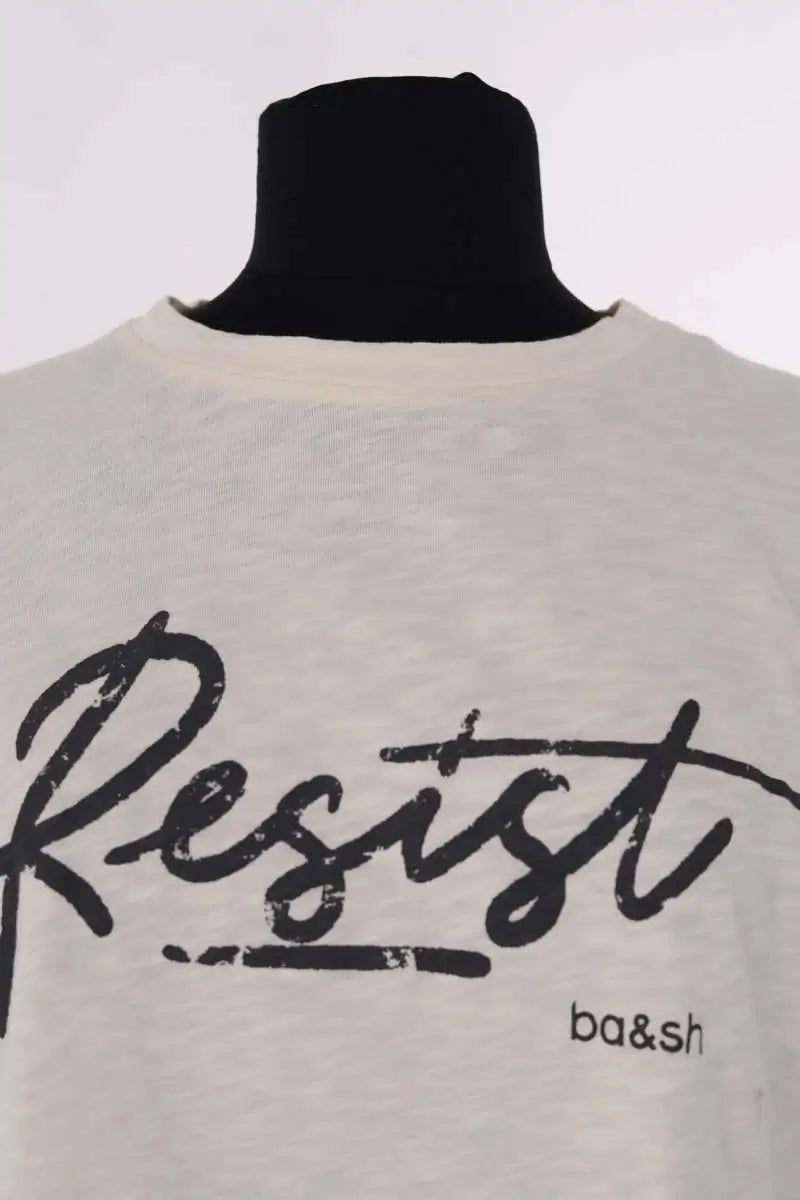 T-shirt Ba&Sh Jaune en Coton
