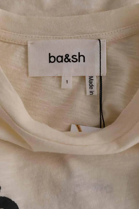 T-shirt Ba&Sh Jaune en Coton