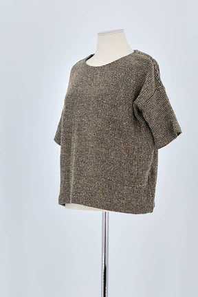 T-shirt Bash Marron en Laine