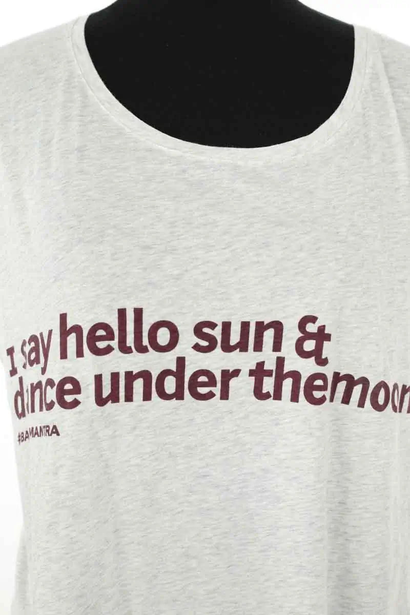 T-shirt Ba&Sh milo Gris en Coton