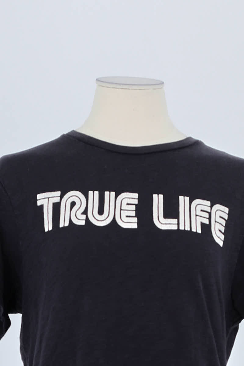 T-shirt Bash Noir en Coton