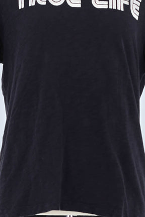 T-shirt Bash Noir en Coton