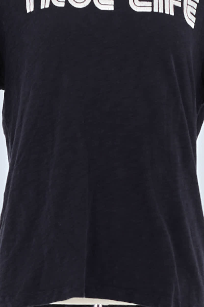 T-shirt Bash Noir en Coton