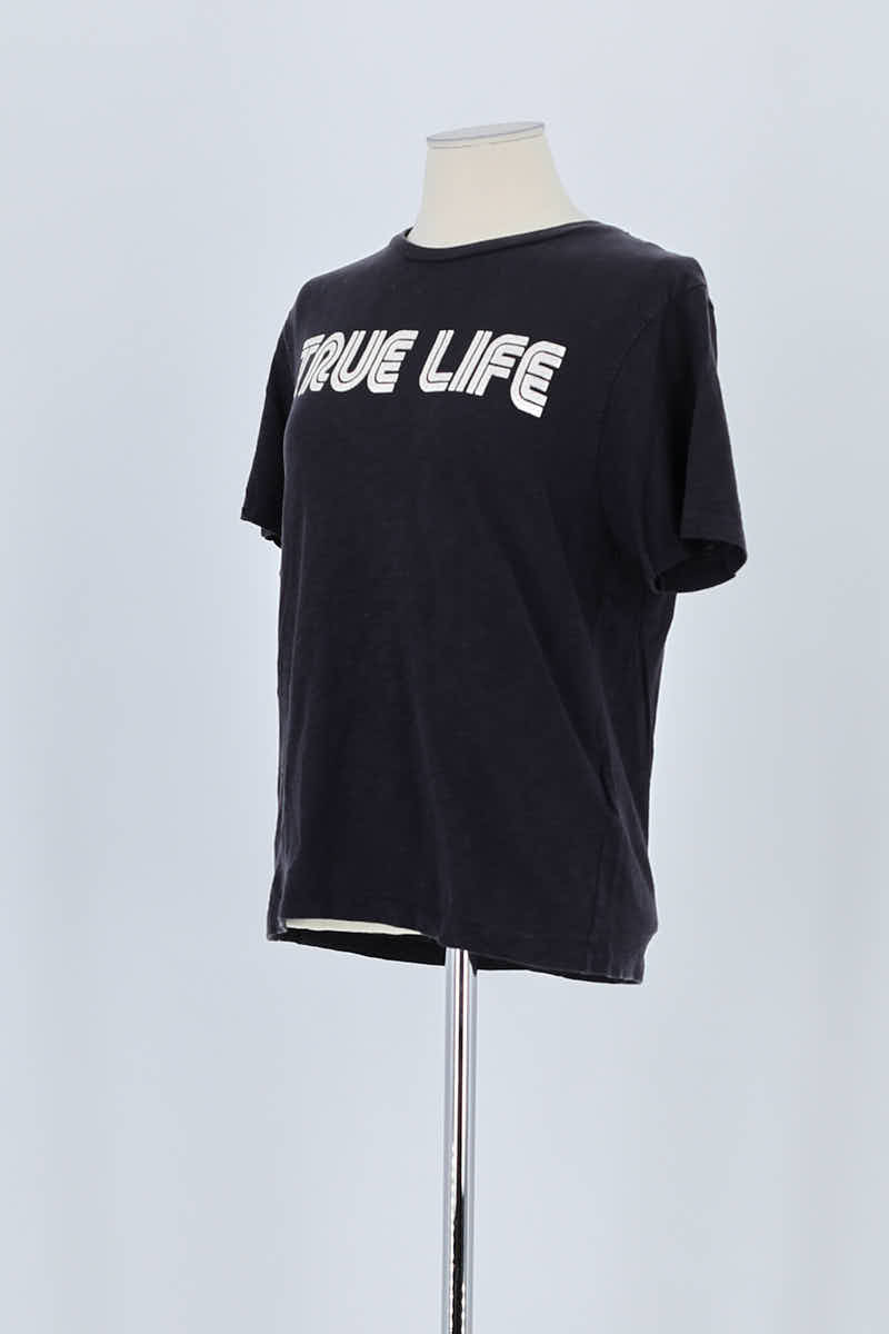 T-shirt Bash Noir en Coton