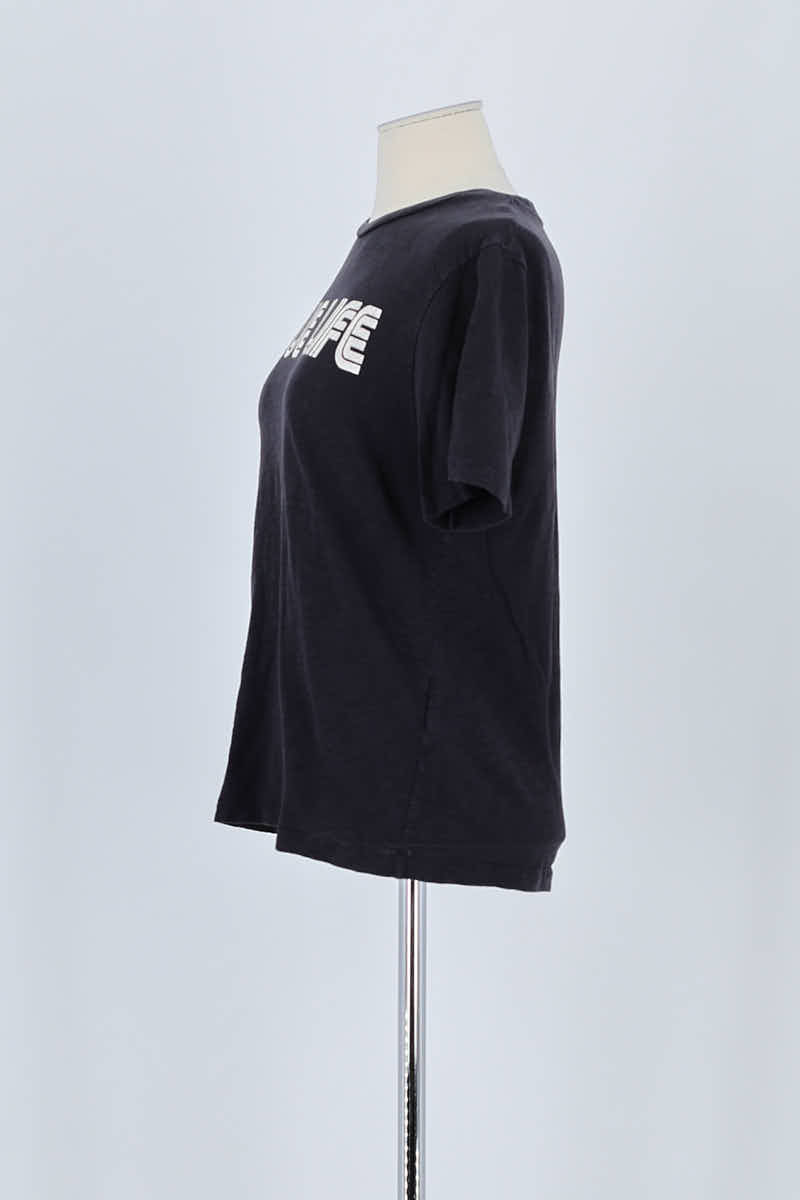 T-shirt Bash Noir en Coton