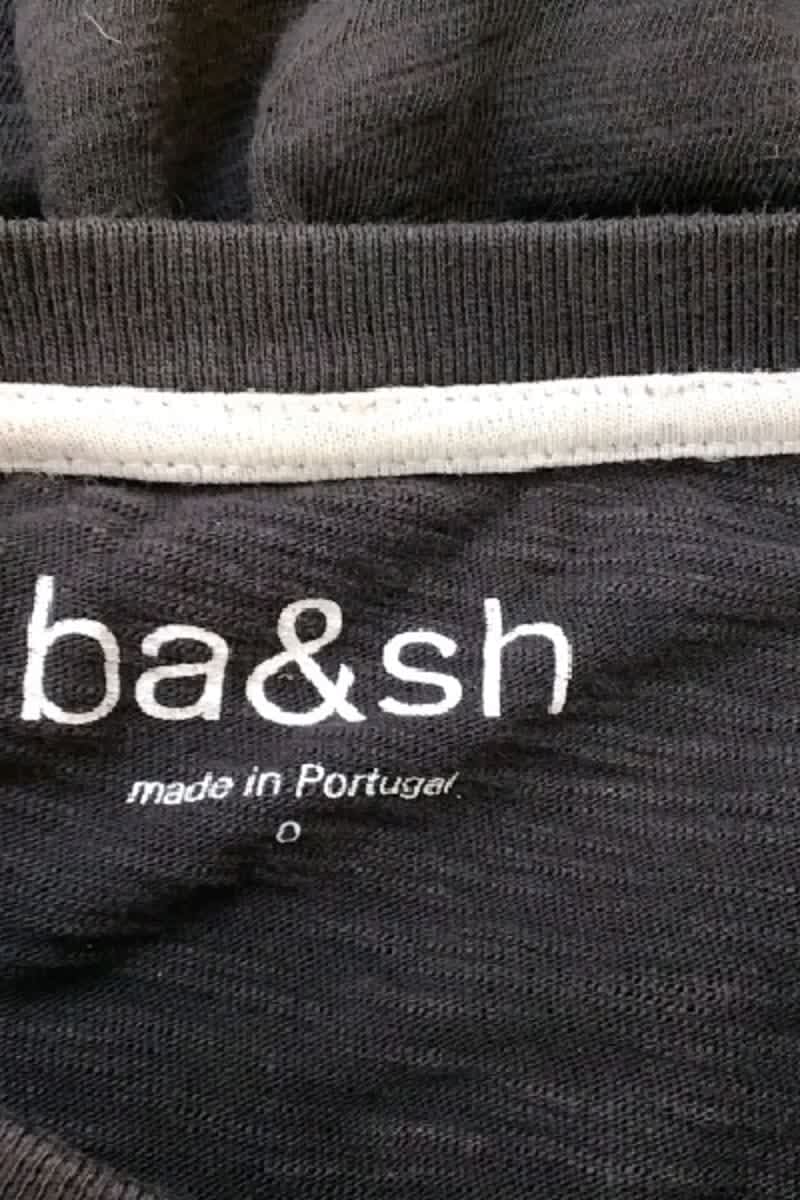 T-shirt Bash Noir en Coton