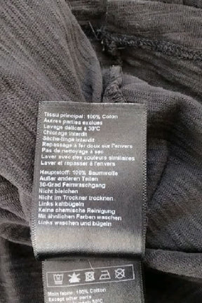 T-shirt Bash Noir en Coton