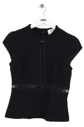 T-shirt Ba&Sh Noir en Coton, taille XS - Seconde Main