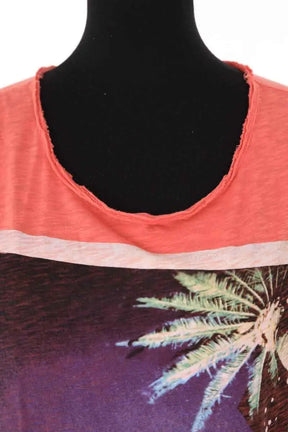 T-shirt Ba&Sh Orange en Coton