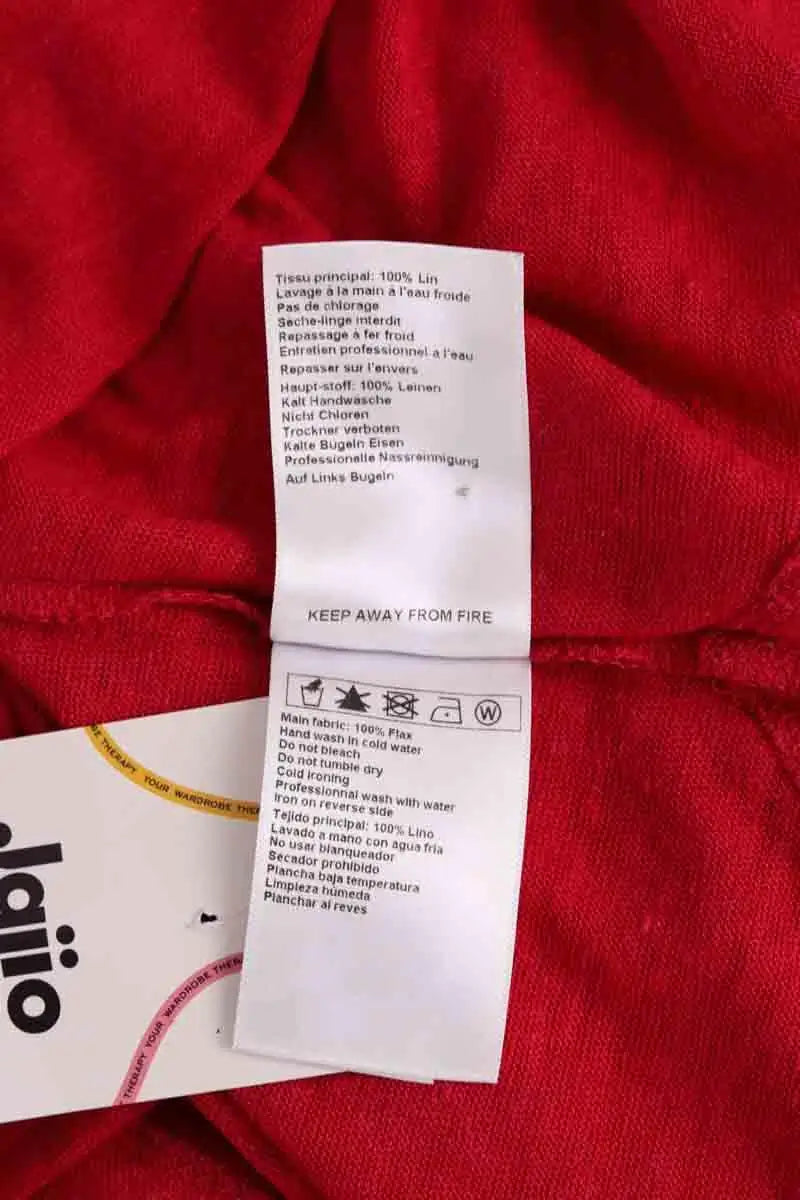 T-shirt Ba&Sh Rose en Lin