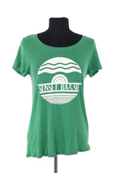T-shirt Ba&Sh Vert en Coton, taille M - Seconde Main