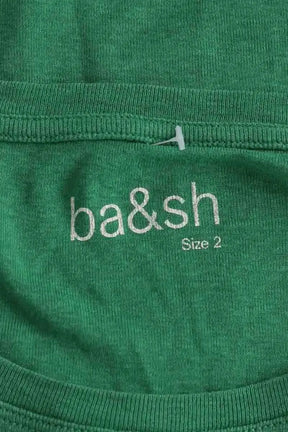 T-shirt Ba&Sh Vert en Coton