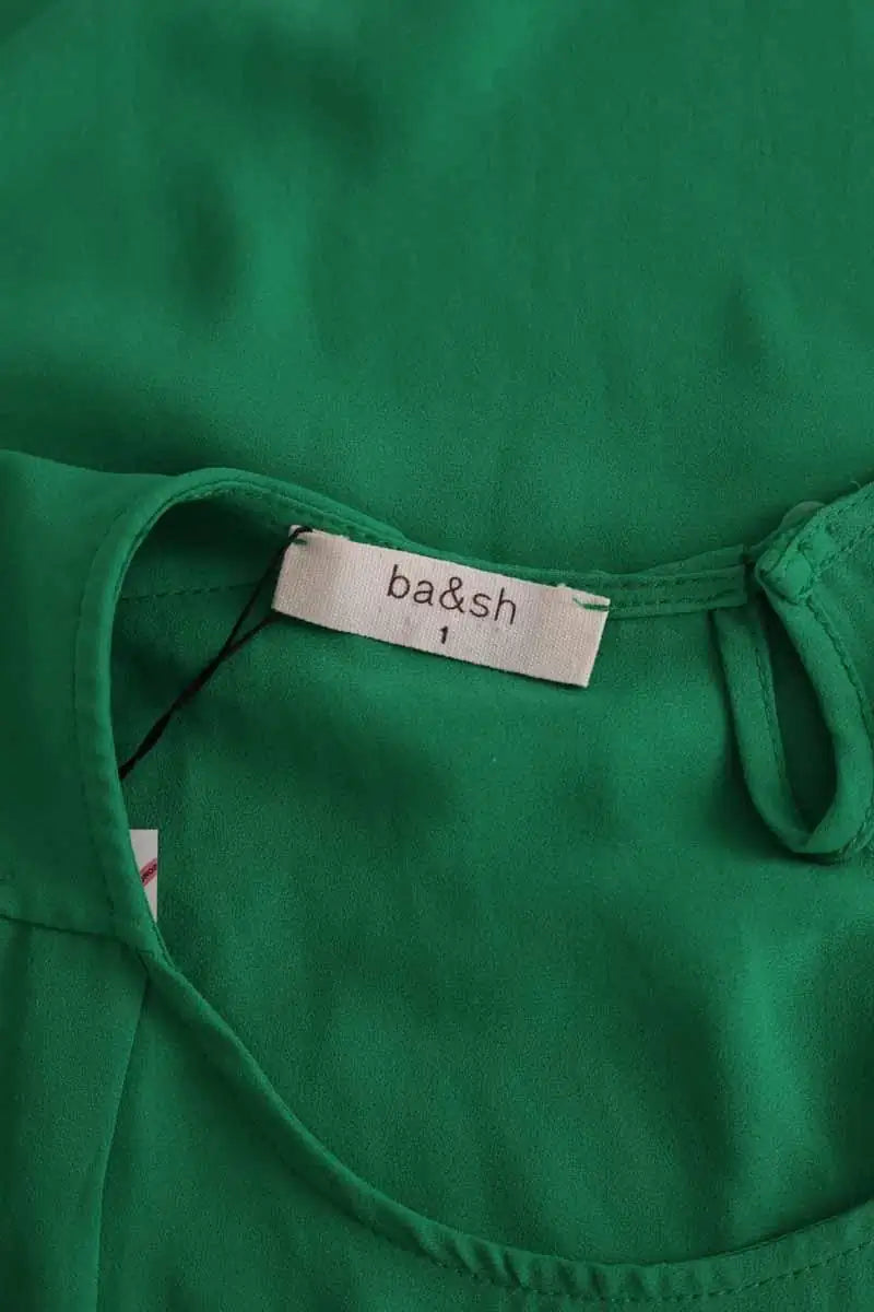 T-shirt Ba&Sh Vert en Synthétique