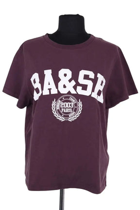T-shirt Ba&Sh Violet en Coton, taille M - Seconde Main